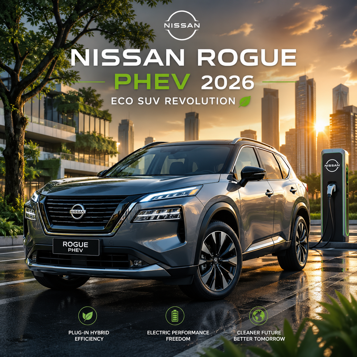 Nissan Rogue PHEV 2026, Revolusi SUV Ramah Lingkungan