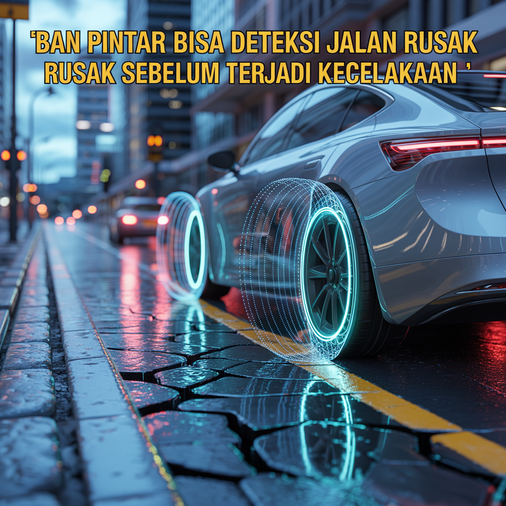 Ban Pintar Bisa Deteksi Jalan Rusak Sebelum Terjadi Kecelakaan