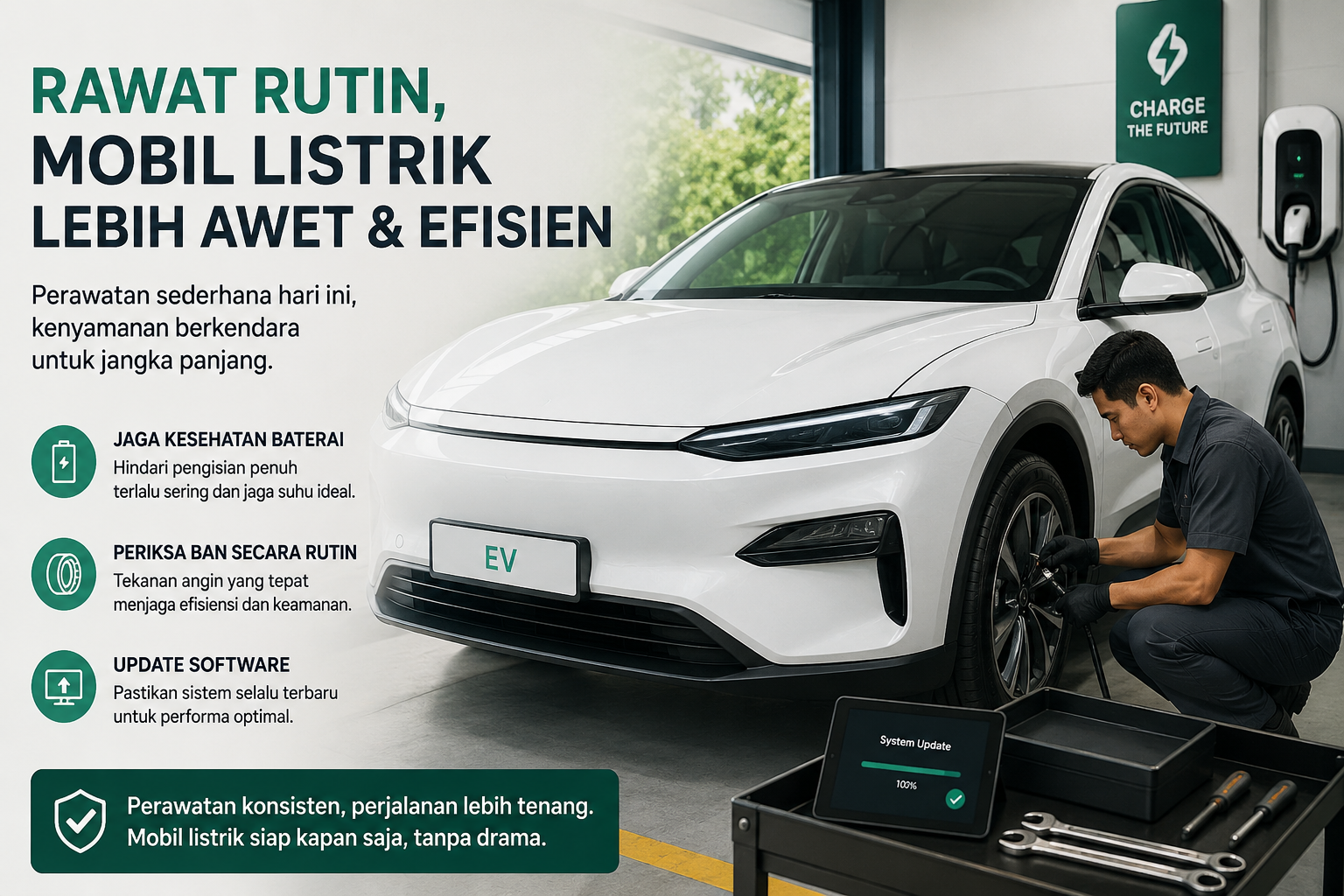 Perawatan Mobil Listrik yang Sering Dianggap Sepele, Padahal Penting