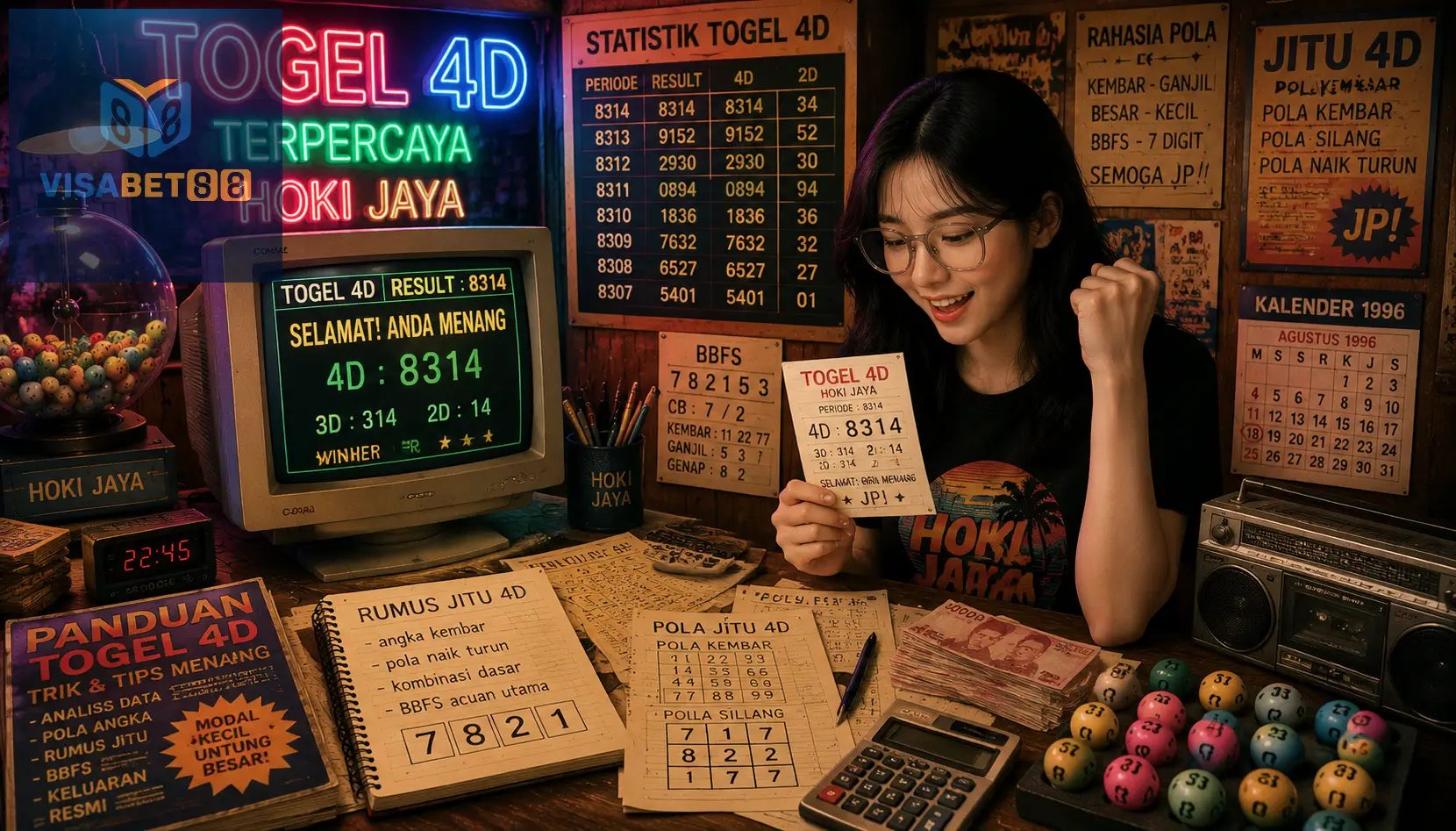 Togel 4D Visabet88 : Tren Togel 4D di Era Digital
