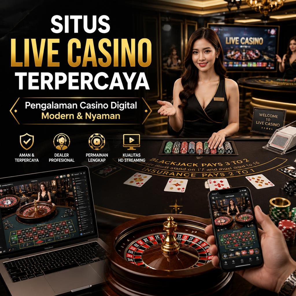 Situs Live Casino Terpercaya Hadir Bikin Main Makin Seru dan Nyaman
