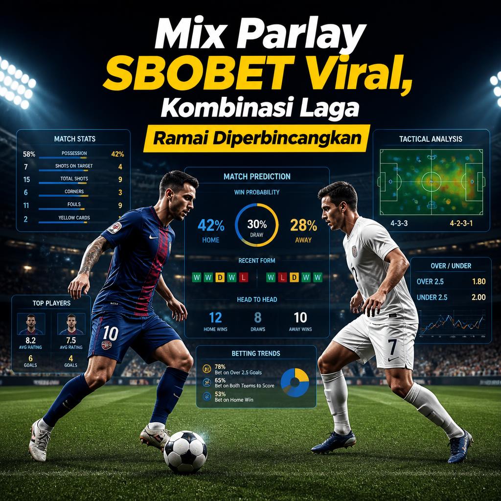 Mix Parlay SBOBET Viral, Kombinasi Laga Ramai Diperbincangkan