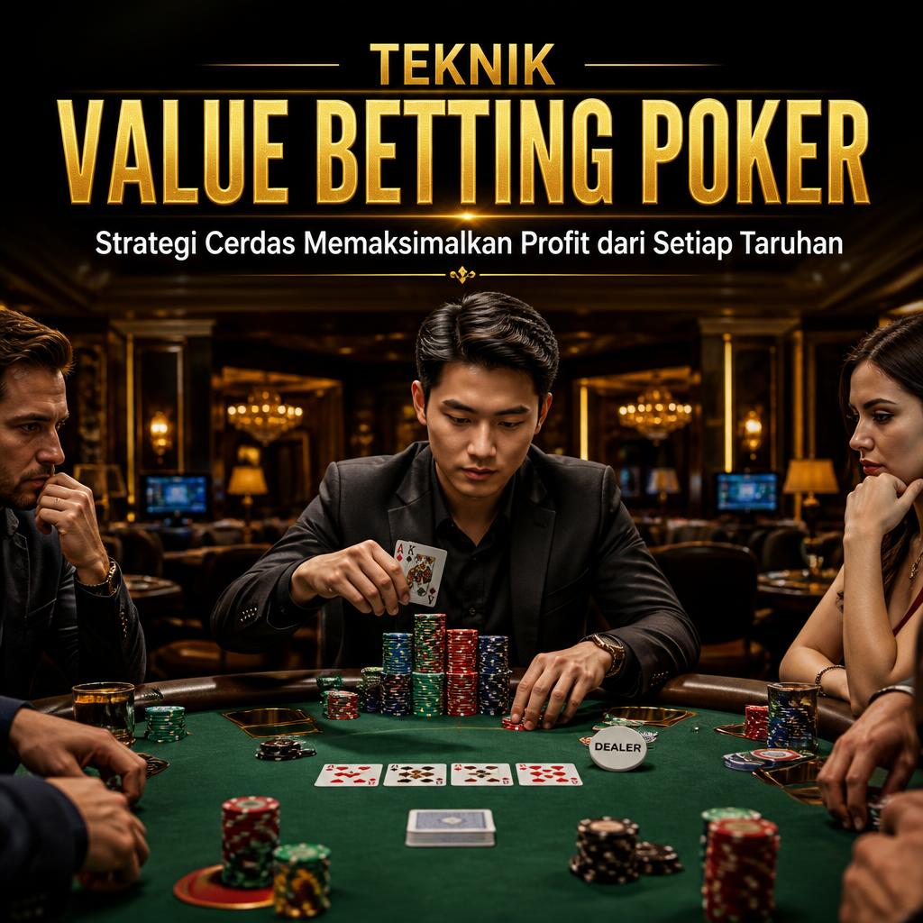 Teknik Value Betting Poker: Strategi Cerdas Memaksimalkan Profit Tanpa Spekulasi Berlebihan